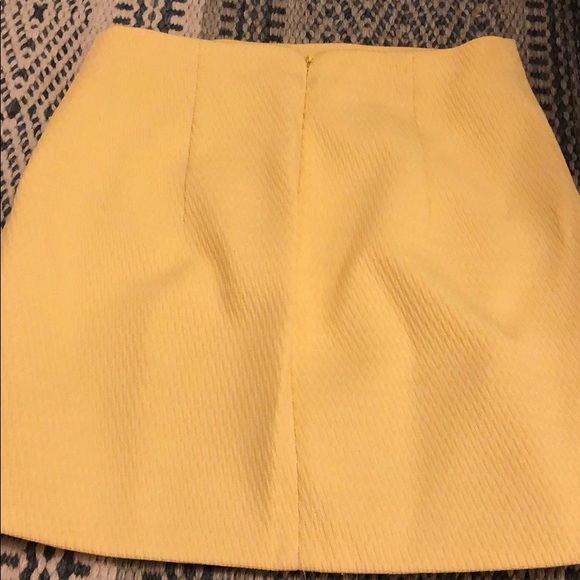 Zara Yellow Mini Skirt - Picture 5 of 6